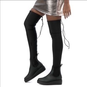 Jeffrey Campbell Over The Knee Monsoon Boots